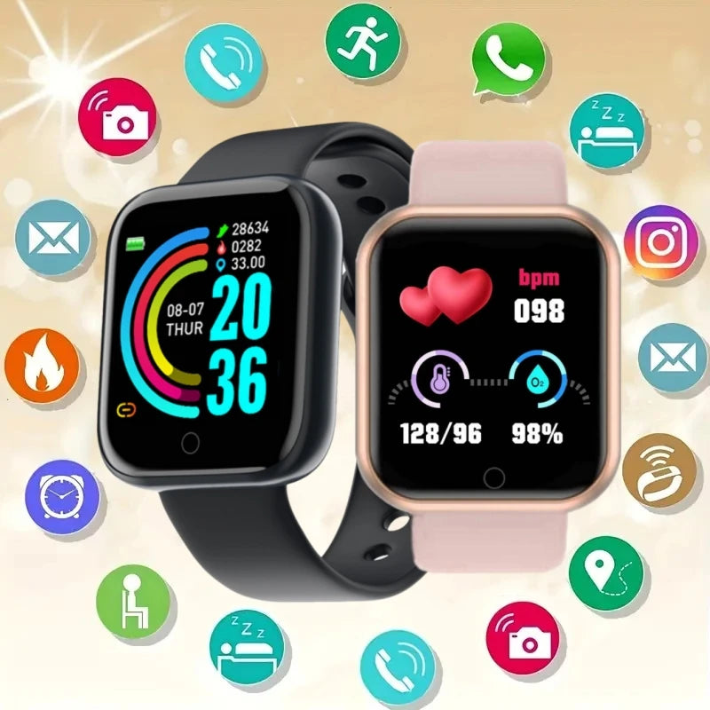 Relógio inteligente esportivo com pulseira