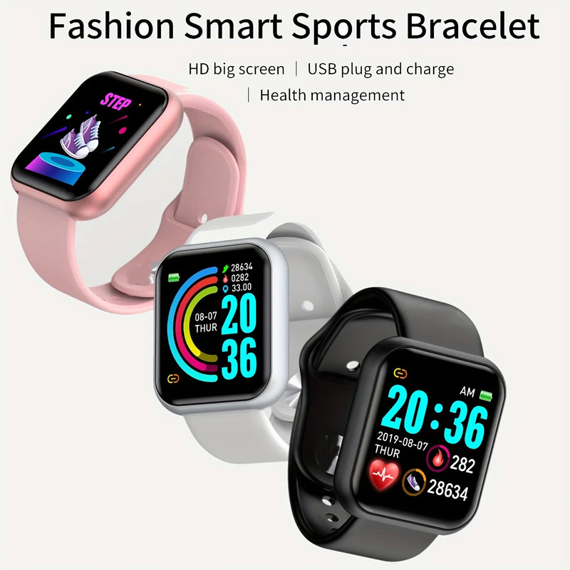 Relógio inteligente esportivo com pulseira