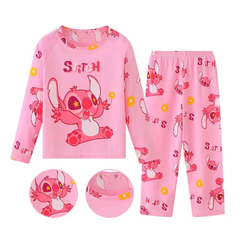 Novos conjuntos de roupas infantis de primavera Stitch