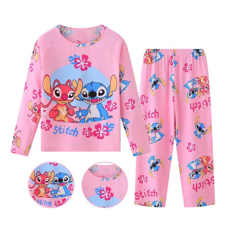 Novos conjuntos de roupas infantis de primavera Stitch